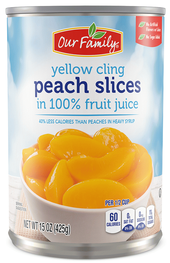 Our Family  peaches in juice, sliced Full-Size Picture